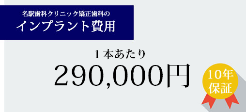 インプラント手術費